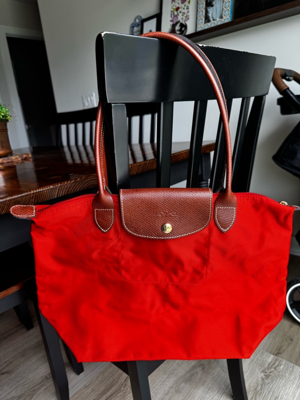 Longchamp Le pliage Medium Burnt Orange Tote *used once*